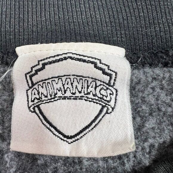 Vintage Animaniacs Warner Bros 1993 Sweatshirt Black Women's Size Large - Picture 5 of 11